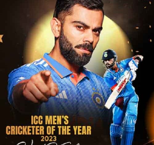 Virat Kohli awarded ICC Men’s ODI Cricketer of the Year 2023