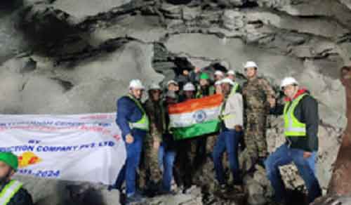 BRO breakthrough on Golden Arc Road by building 700 meter Naushera tunnel