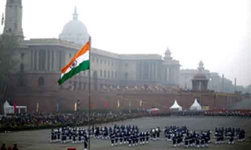 Vijay Chowk reverberated with Indian tunes during Beating Retreat 2024