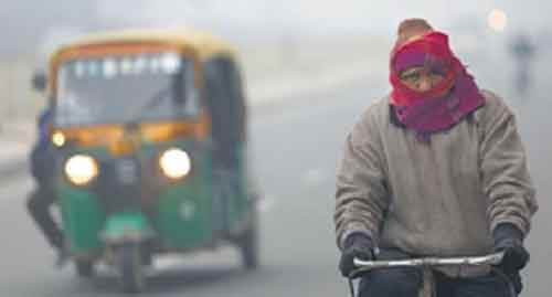 Delhi records 12.3 degrees Celsius minimum temp