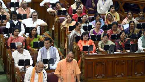 UP assembly reverberates with chants of ‘Jai Shri Ram’
