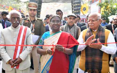 President Murmu inaugurates 37th Surajkund International Crafts Fair