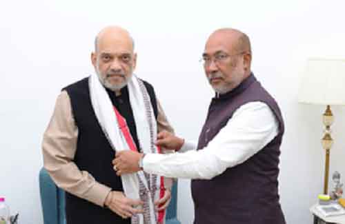 Centre to take key decisions in people’s interests, says Manipur CM after meeting Shah