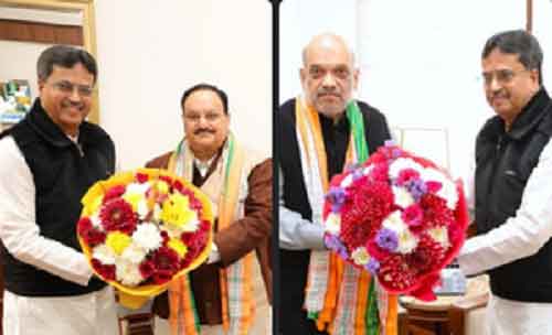 Lok Sabha polls: Tripura CM meets Shah, Nadda in Delhi