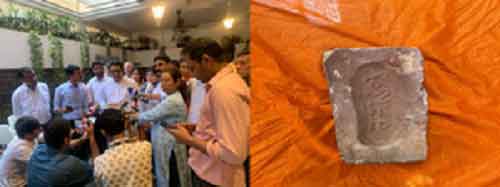 ‘Kar Sevak’ gifts Raj Thackeray brick from demolished Babri Masjid