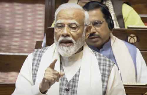 In RS address, PM Modi takes jibe at Kharge over ‘400 par’ statement