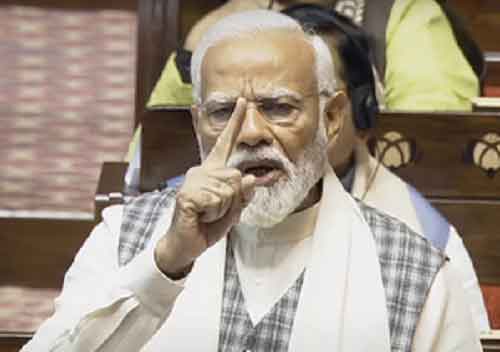 PM Modi tears into Congress for ‘spreading lies’ on LIC, PSUs