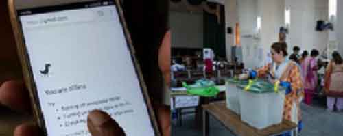 Mobile services suspended across Pakistan for election day
