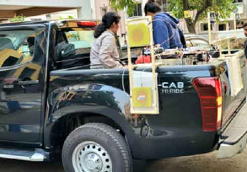 SAR on car for surveillance! Ex-ISRO official promoted Sisir Radar innovates