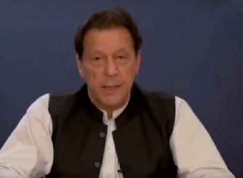 Claiming two-thirds majority, Imran delivers AI generated ‘victory’ speech