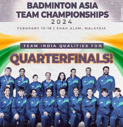 India upset China 3-2 to enter Badminton Asia Team Championships quarterfinals