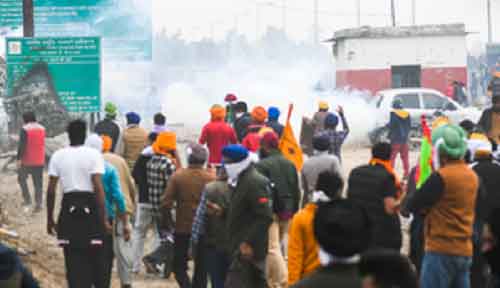 Punjab objects to dropping of tear gas shells by Haryana