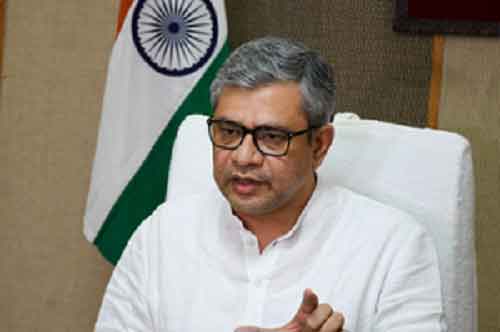 Ashwini Vaishnaw files nomination for Rajya Sabha polls from Odisha