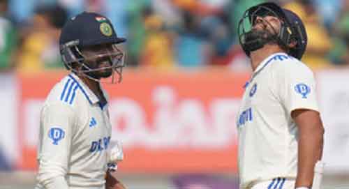 3rd Test: Rohit, Jadeja smash centuries, Sarfaraz sparkles with 62 as India end Day 1 at 326/5