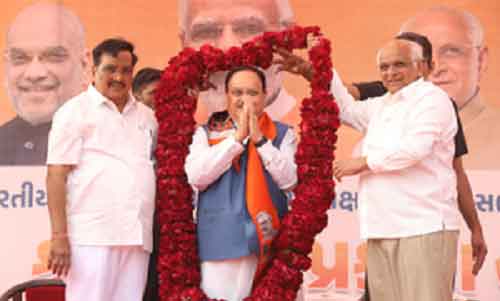 Guj BJP chief hails Nadda’s RS nomination, sets high goals for party