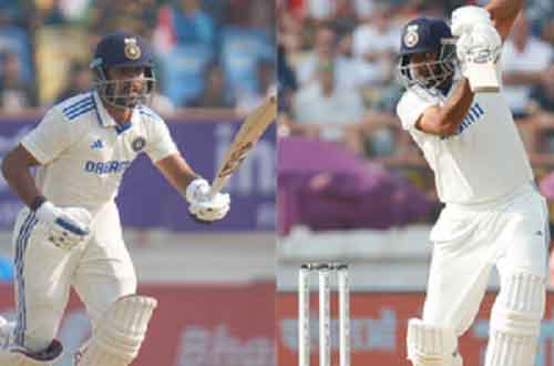 3rd Test: Ashwin, Jurel take India to 388/7 at lunch after losing Jadeja & Kuldeep
