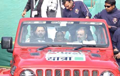 Tejashwi joins Rahul’s Bharat Jodo Nyay Yatra in Bihar