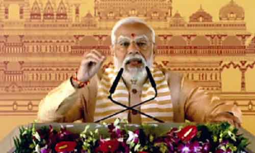 Moment of cultural Renaissance: Modi at Kalki Dham foundation stone laying function
