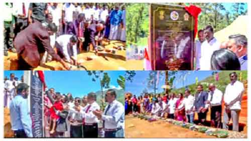 India launches construction of houses for plantation workers in Sri Lanka