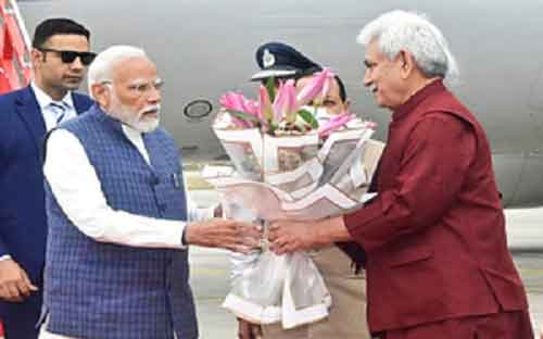 PM Modi in Jammu, inaugurates multiple projects worth Rs 32,000 cr