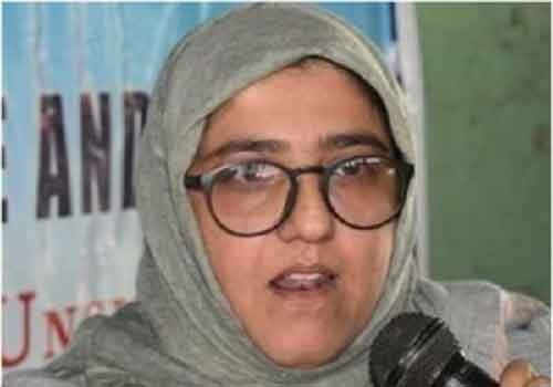 J&K: Abida War awarded Gandhian Rashtriya Seva Puraskar