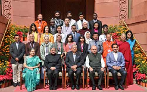 Nalanda University: Students from 11 countries interact with VP