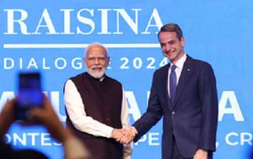 Greece sees India playing a key role in world peace and security