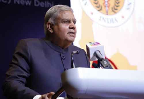 Medical fraternity must uphold ethical standards in healthcare: VP Dhankhar