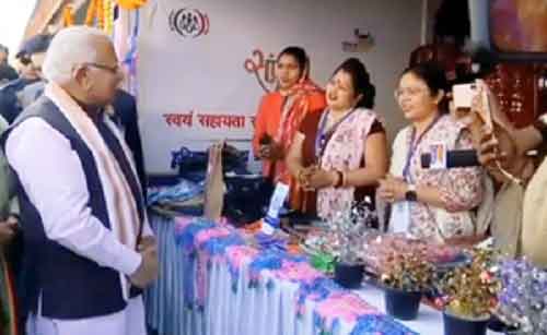 Haryana CM opens ‘Sanjha Bazaar’ for empowering women