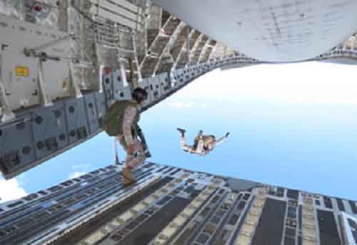 Indian Navy conducts airborne insertion ops over Arabian Sea