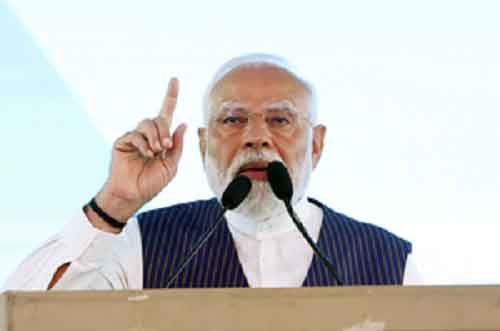 Pasted Chinese stickers, insulted ISRO scientists: PM Modi lambasts DMK at public rally