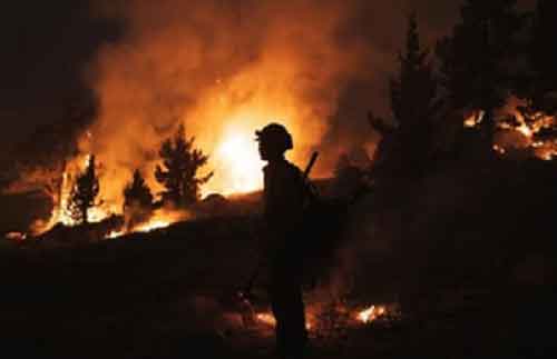 Out-of-control wildfire in Texas Panhandle prompts evacuation orders, nuclear facility closure