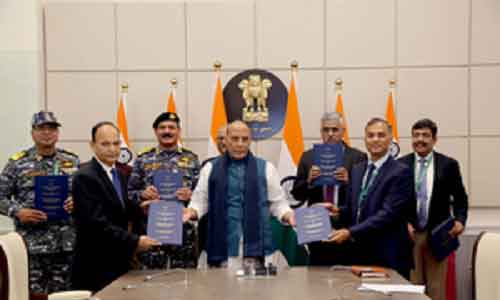 Defence Ministry inks MoUs worth Rs 39,125cr to procure military equipment
