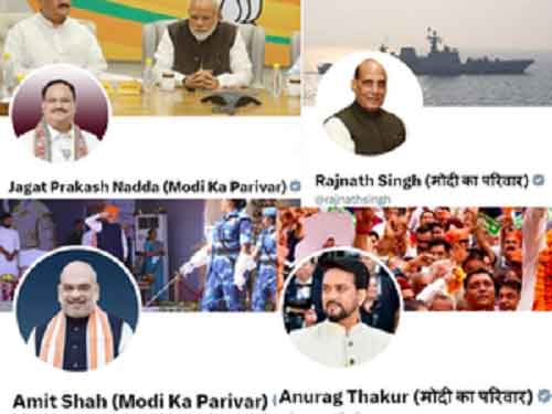 ‘Modi Ka Parivar’ becomes BJP’s new poll pitch; ministers and top leaders throw weight behind