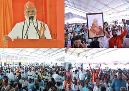 PM Modi’s speech in Telangana’s Adilabad draws loud cheers