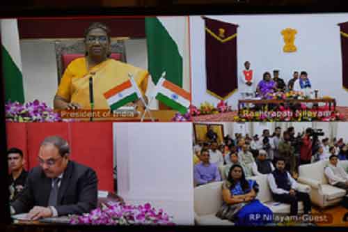 President Droupadi Murmu inaugurates visitor facilitation centre at Rashtrapati Nilayam