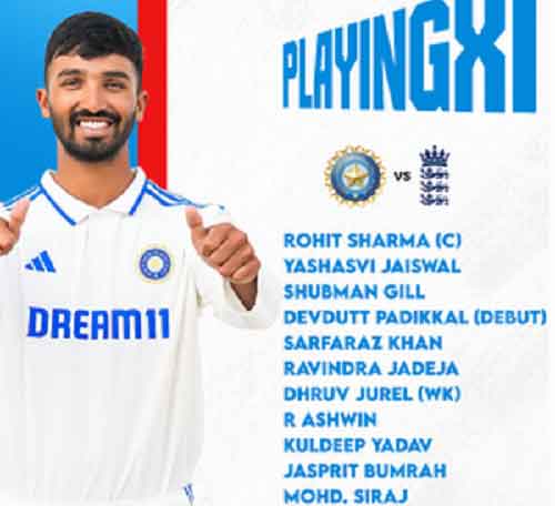 5th Test: Devdutt Padikkal debuts as England win toss, to bat first vs India