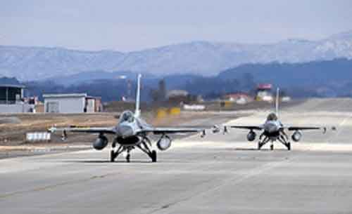 S.Korean Air Force stages live-fire drills against N.Korea cruise missile, artillery threats