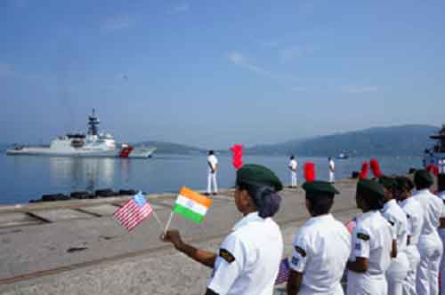 USCG ship Bertholf reaches Port Blair for joint exercise ‘Sea Defenders-2024’