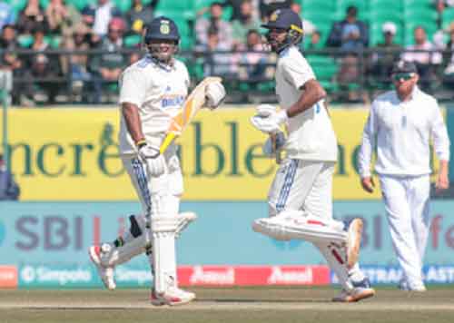 5th Test: Padikkal, Sarfaraz take India to 376/3 at Tea after Rohit, Gill depart