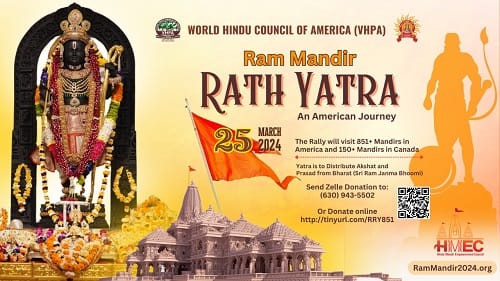 World Hindu Council of America and Vishwa Hindu Parishad of Canada Unveil Ambitious Grand Mandir Tour Across North America