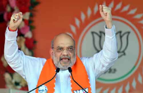 Land mafia will be hung upside down in Bihar: HM Amit Shah