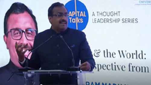 Heteropolar world, rise of China, new Cold War mark changing world order today: Ram Madhav