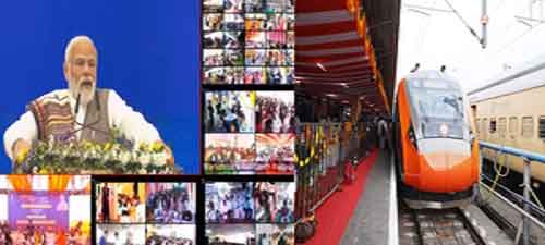 PM Modi flags off second Secunderabad-Vizag Vande Bharat Express