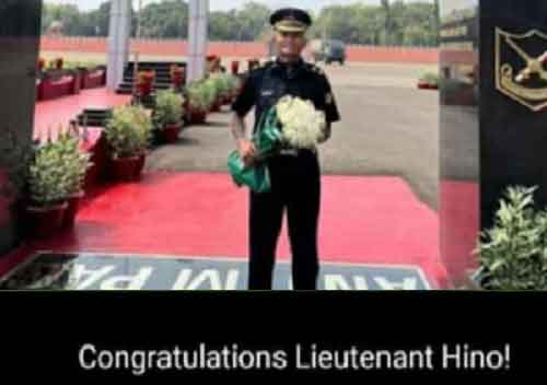 Naga boy commissioned in Indian Army as Lieutenant