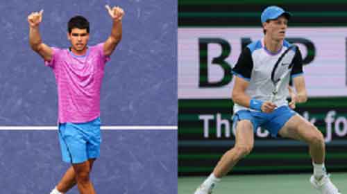 Alcaraz, Sinner reach Indian Wells QF; Lehecka ousts Tsitsipas