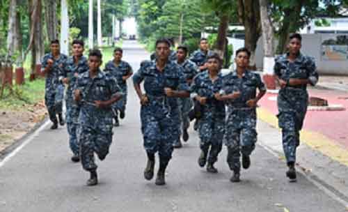 Passing out parade of 3rd batch of Agniveers at INS Chilka