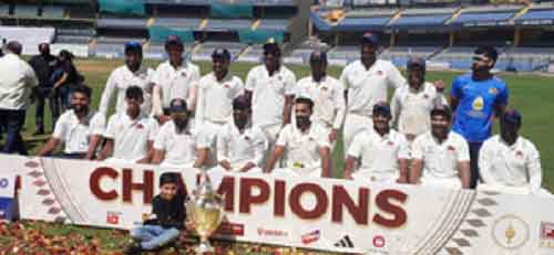Tendulkar, Jaffer, and Unadkat congratulate Mumbai on winning their 42nd title in Ranji Trophy