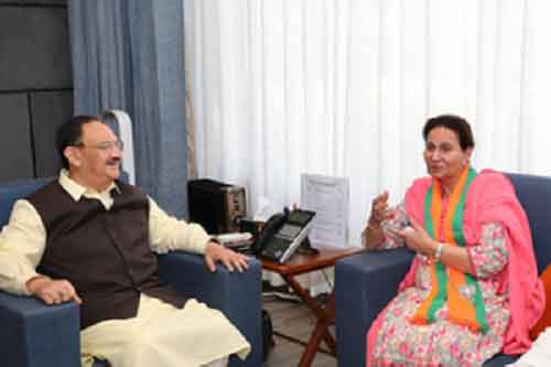 Ahead of LS polls, Patiala MP and Amarinder Singh’s wife Preneet Kaur joins BJP
