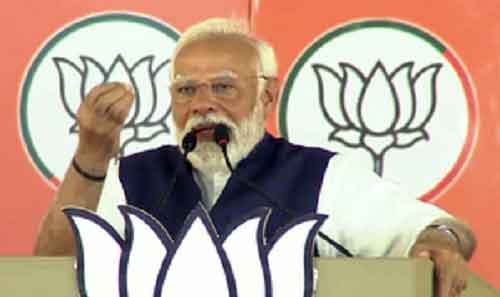 PM Modi hits out at DMK and Cong in TN’s Salem, says ‘INDIA alliance deliberately insults Hinduism’